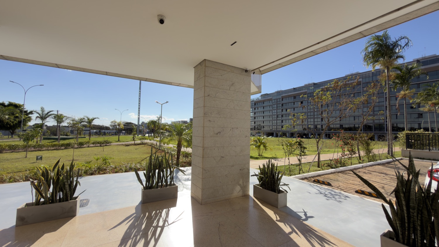 Vista de empreendimento imobiliário de alto padrão
